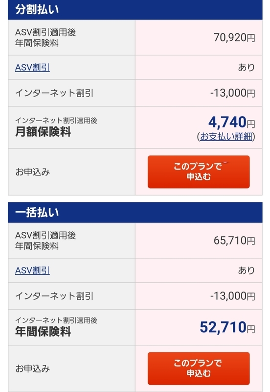 アクサダイレクト 事故あり係数