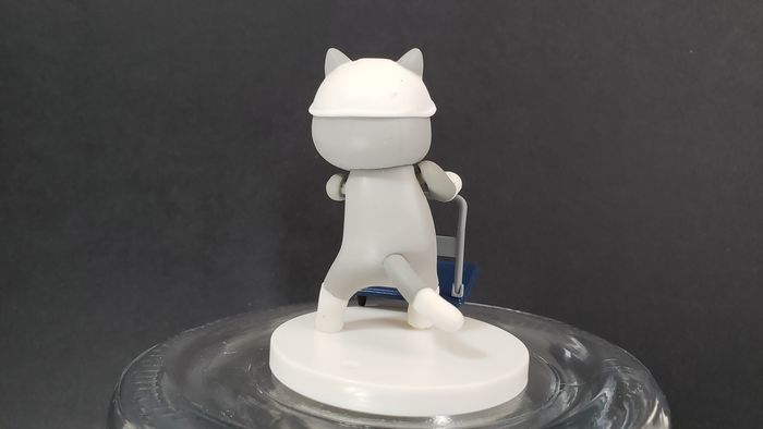 仕事猫フィギュアの裏側