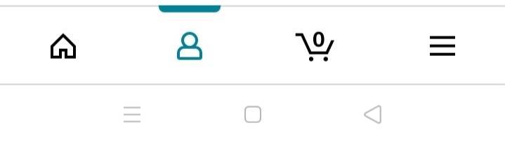 Amazonスマホアプリにある画面下の人型アイコン